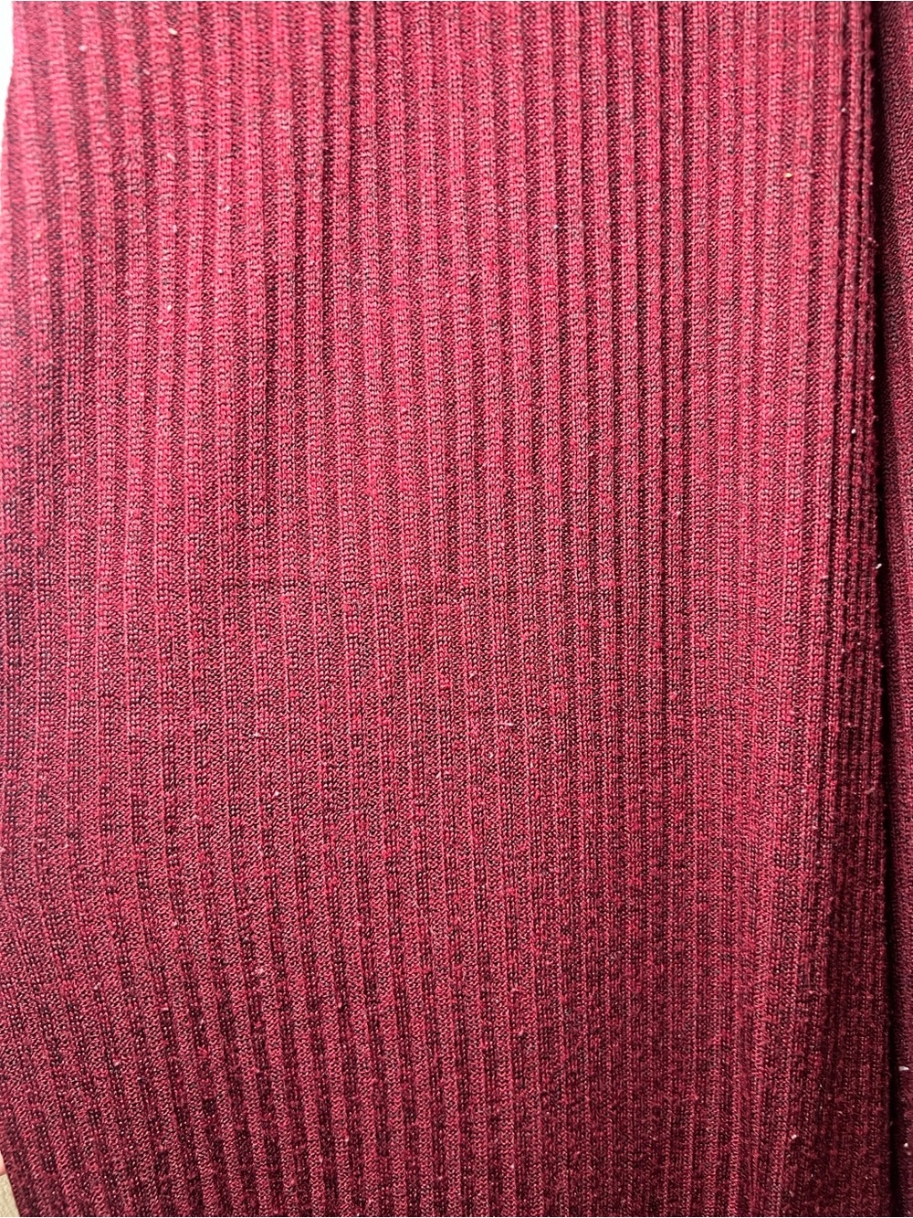 LuLaRoe Long Ribbed Open-Front Cardigan Dress in Deep Wine - Picture 3 of 5